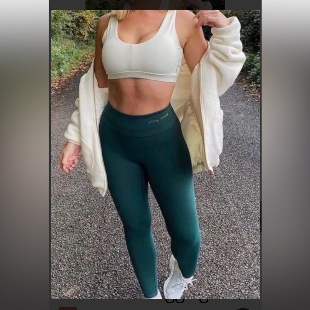 2 for $30 sale: Gymshark x Whitney Simmons green stretch high waisted Leggings
